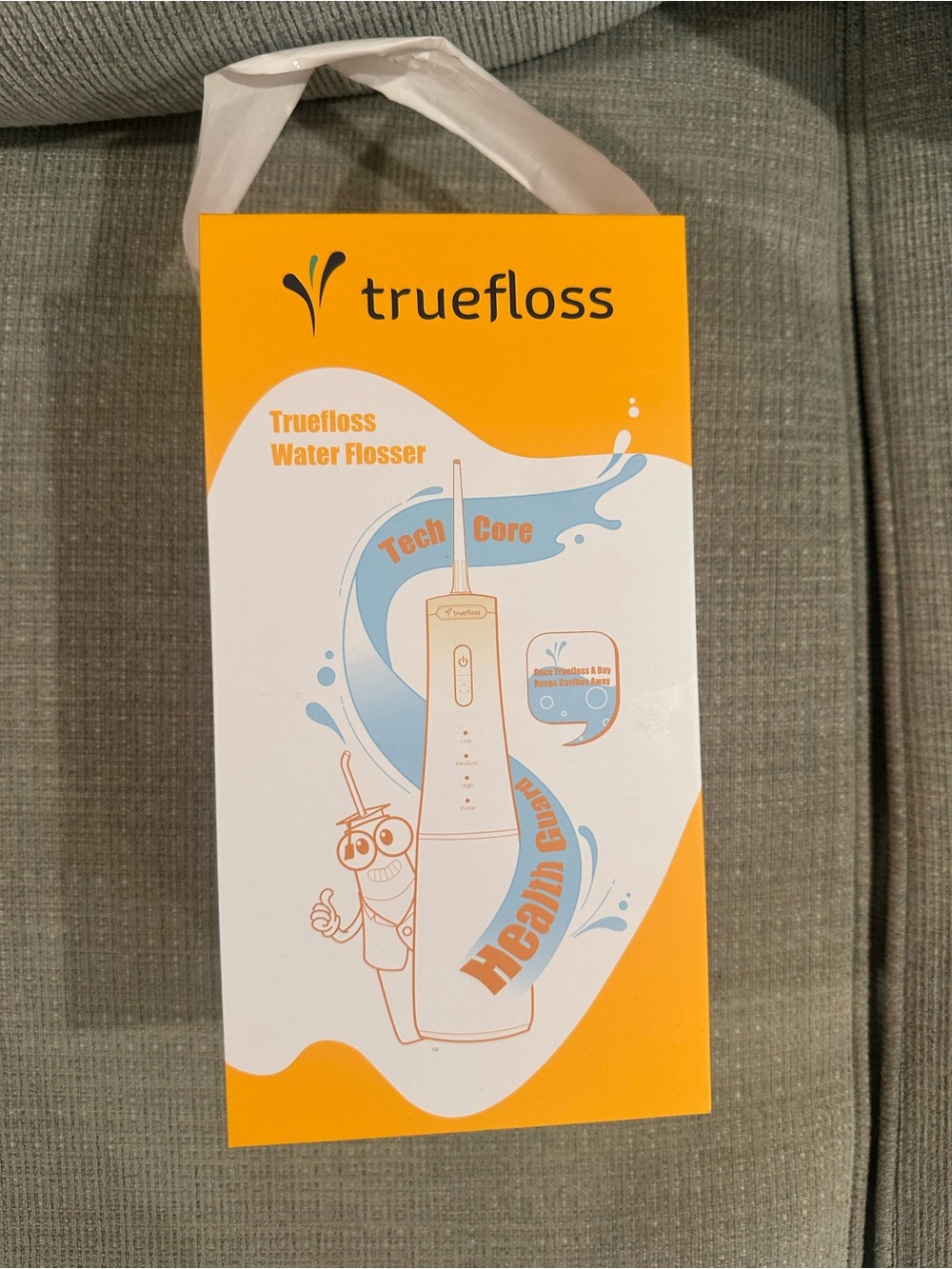Truefloss Cordless Water Flosser 4 Modes 2000mAh Battery 5 Jet Tips Replacement